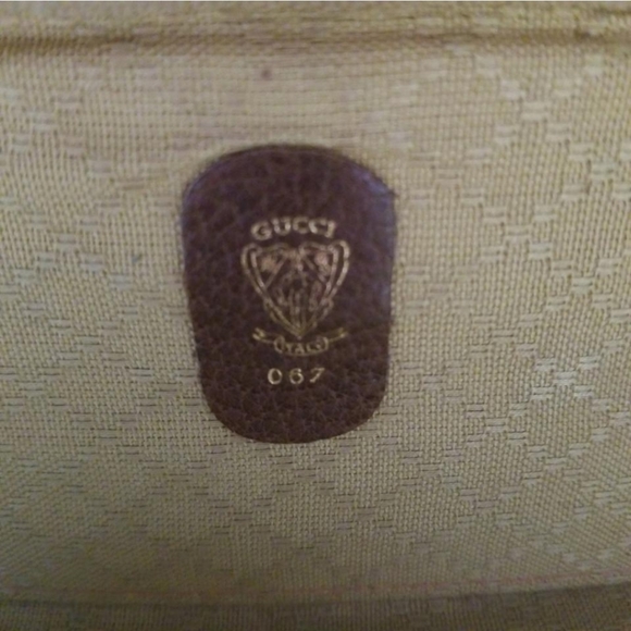 Authentic Vintage Gucci GG Monogram Supreme Sherry Web Suitcase Luggage Travel - Picture 10 of 10